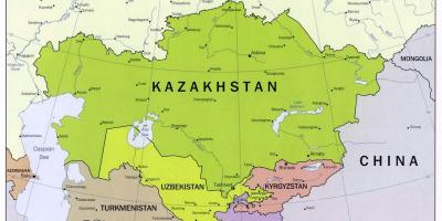 أوزبكستان روسيا خريطة